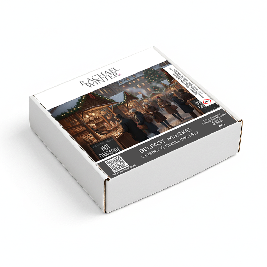 Belfast Market Chestnut and cocoa wax melt
