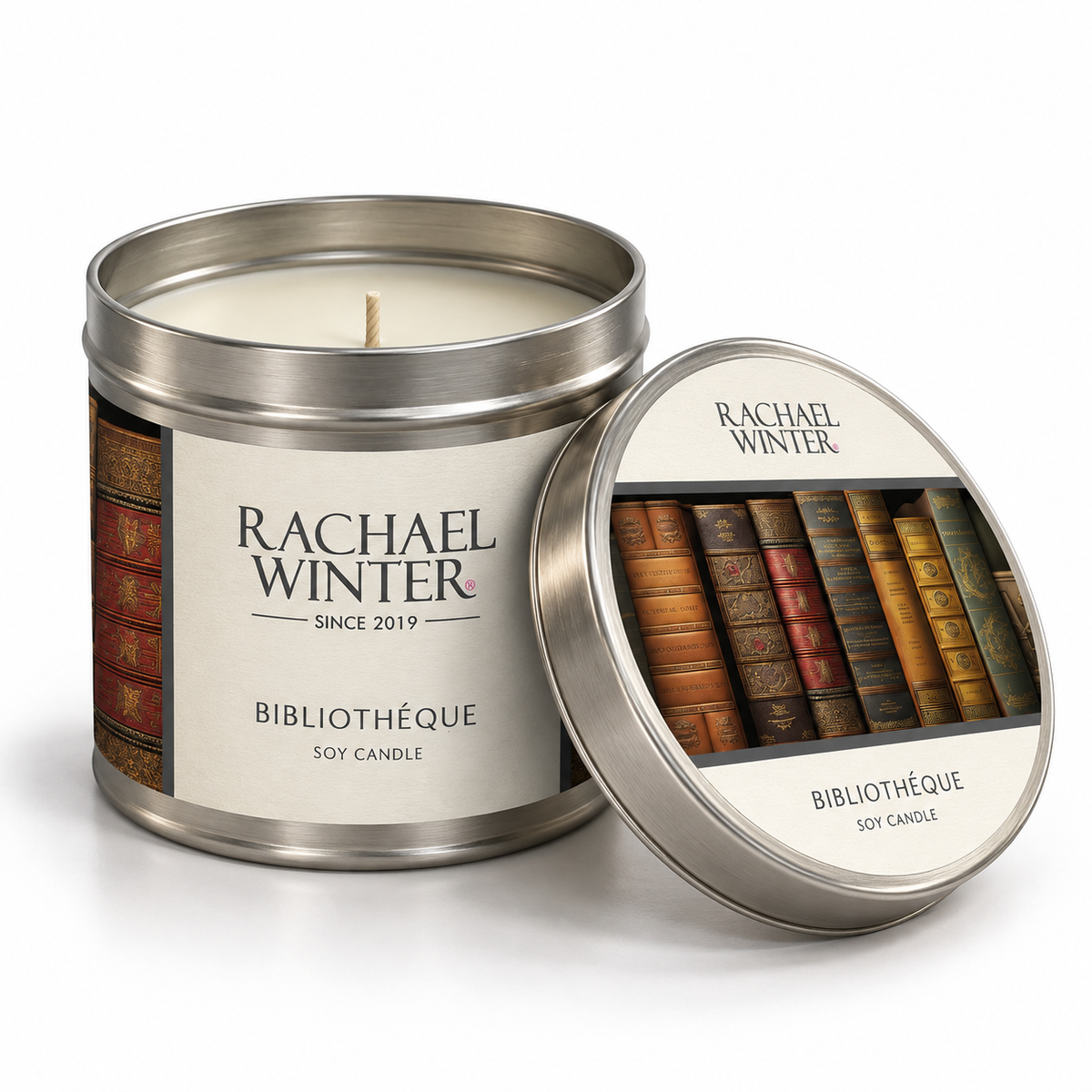Bibliotheque Tin Candle