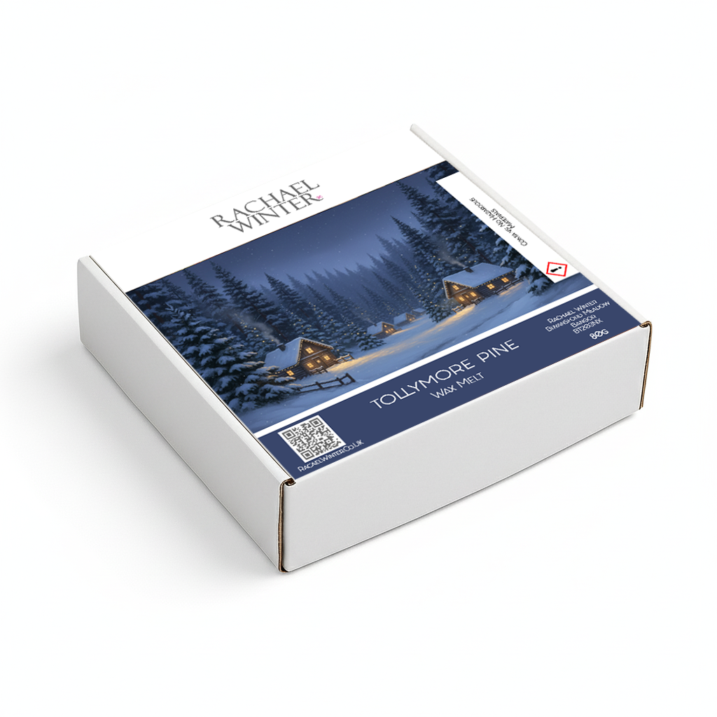 Tollymore Pine Wax melt real christmas tree scent
