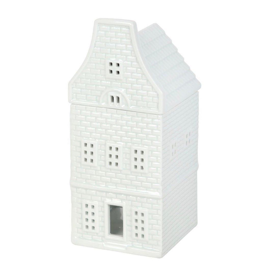White Nordic house wax burner ceramic home fragrance warmer