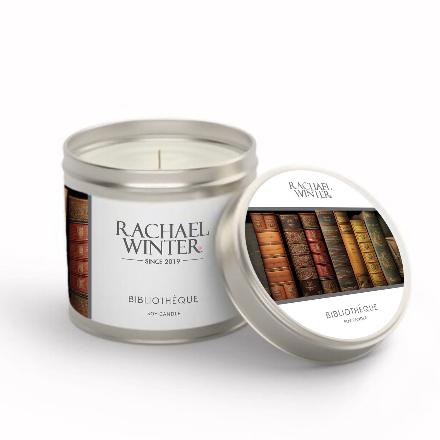 Bibliotheque Tin Candle