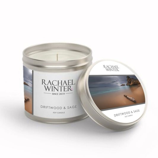 Driftwood & Sage Travel Candle