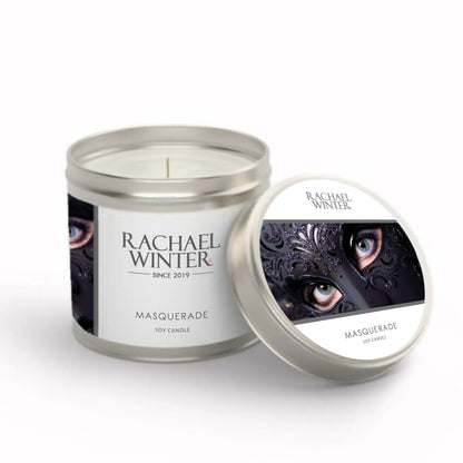 Masquerade Tin Candle